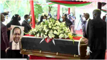Late Kiambaa MP Paul Koinange Buried in Emotional Sendoff