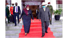Tanzania’s New President Samia Suluhu Visits Uganda in Her Maiden Foreign Trip
