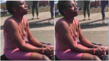Drama as Protesting Kenyan-Born Woman Blocks a Road in Brooklyn Center, Minnesota