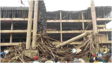 8 Injured After Sh379 Million Nyamira County Assembly Building Under Construction Collapses 