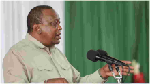 Security Swings into Action as Intruder Tries to Charge Towards President Kenyatta [VIDEO] 