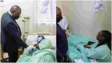 President Uhuru Visits Soldiers Injured in Fatal Military Helicopter Crash 