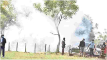Police Fire Teargas at Jakoyo Midiwo’s Burial as Rowdy Mourners Demand to View Body