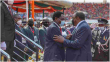 Uhuru Attends Inauguration of Hakainde Hichilema, Zambia's New President