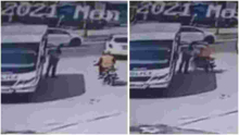 Motorcyclist Captured on CCTV Snatching Phone from a Traffic Police Officer in Nairobi [VIDEO]