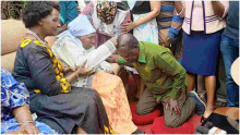 Raila Receives Blessings as He Visits Dedan Kimathi's Widow 