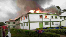 Kakamega High School Closed as Fire Destroys Two Hostels, 16 Students Arrested 