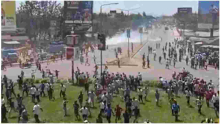 Chaos as Rowdy Youth Stone Deputy President William Ruto's Convoy in Kisumu  