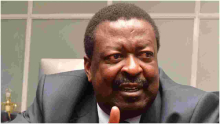 Musalia Mudavadi Protests Plans to Develop a Voter Register from Huduma Namba