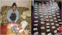 21-year-old Kiambu Woman Arrested with 810 Rolls of Bhang 