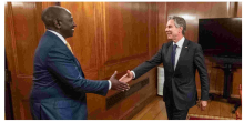 Ruto Holds Talks with US Secretary of State Anthony Blinken in New York