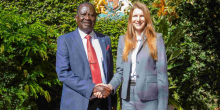 Raila Holds Talks with Jane Marriott, British High Commissioner to Kenya