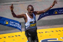 Kenyan Evans Chebet Wins Back-to-Back Boston Marathons