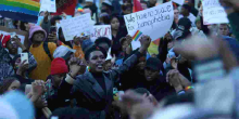 PLO Lumumba Faces Hostile Crowd in South Africa