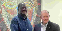 Raila Leaves for the UK