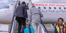 Deputy President Gachagua Opts for Commercial Flight, Carries Own Luggage