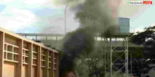 Parliament on Fire as Protesters Storm Building