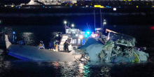 Passenger Plane Collides with Military Helicopter over Washington DC, Crashes into Potomac