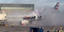 American Airlines Passengers Evacuated via Wing After Engine Fire at Denver Airport