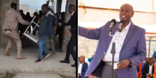 Gachagua's Bodyguards Fire in Air as Goons Storm PCEA Kasarani East Service