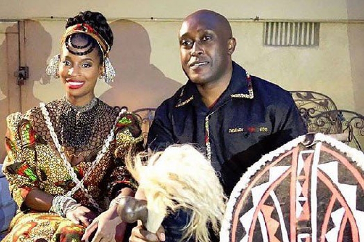 The Real Housewives of Atlanta's star Shamea Morton and fiance, US-based Kenyan businessman Gerald Mwangi.