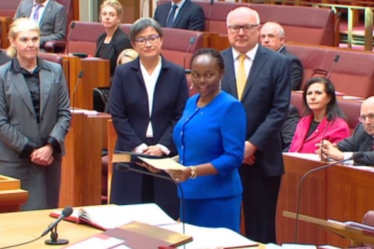 Kenyan-Born Lucy Gichuhi  Sworn in, Becomes First Black Senator in Australia