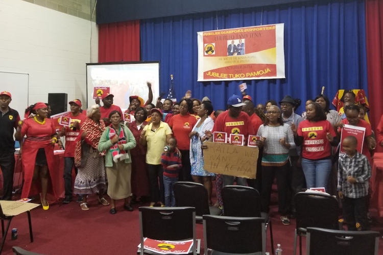 Kenyans in Maryland, USA Hold Rally in Support of Jubilee, Pray for Peace