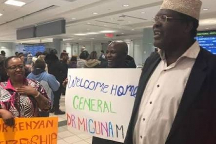 Miguna Treated to a 'Grand' Reception by Kenyans in Canada [VIDEO]