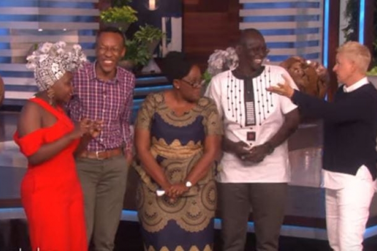 Reunited Kenyan Family Wins $50,000 on US Comedian Ellen Degeneres TV Show [VIDEO]