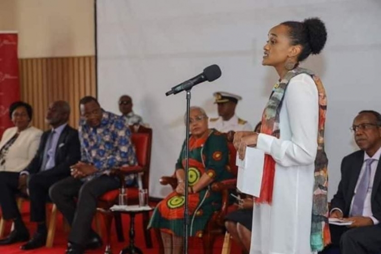 [VIDEO] Uhuru's Daughter Ngina Kenyatta's Speech Rubs Kenyans Online the Wrong Way