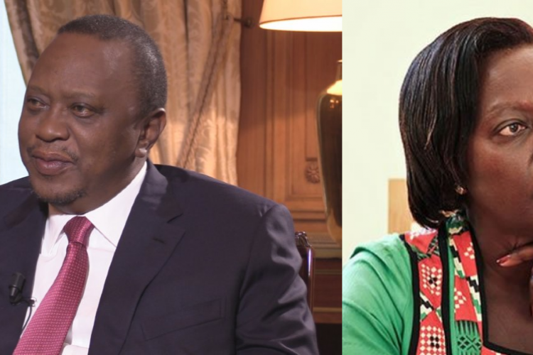 Martha Karua Warns Uhuru against Extending His Stay in Power