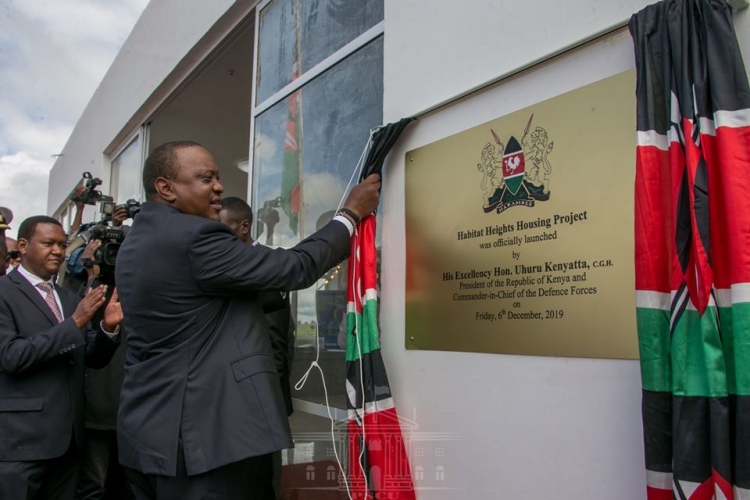 Uhuru Launches Construction of 8,000 UN-Funded Affordable Houses in Mavoko