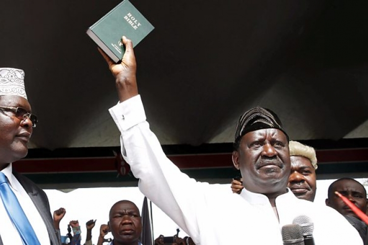 The UK Revoked Raila"s Visa over Mock Swearing-In, Says Orengo