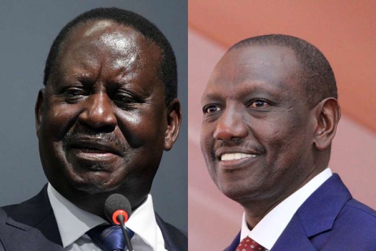 Kenyans Online React as Ruto Chides Raila on Twitter 