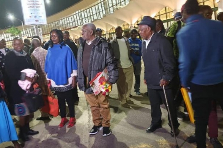 84-Year-Old Kenyan Man Returns Home to Rousing Reception After Living in the US for 60 Years