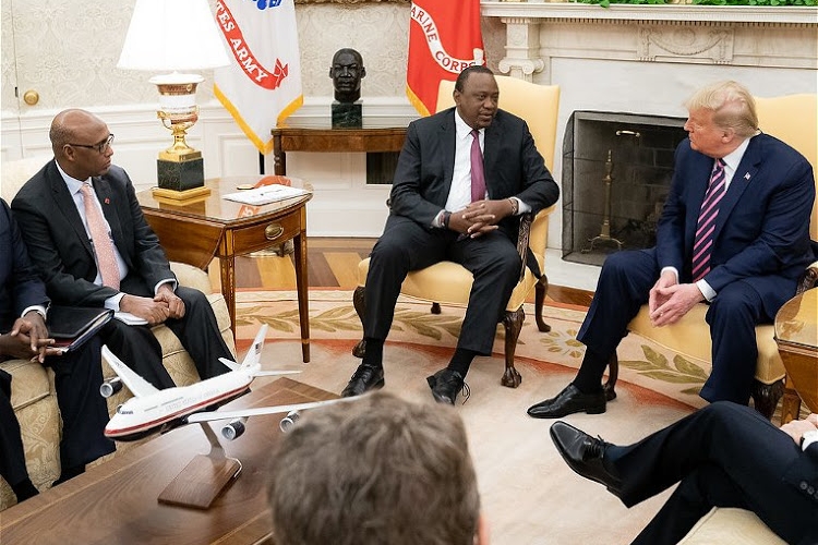 Uhuru Meets Trump at the White House 
