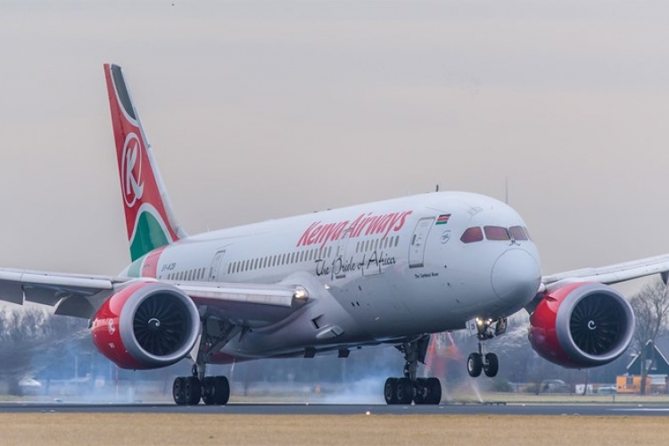 KQ Flight Evacuates 165 Kenyans from China 