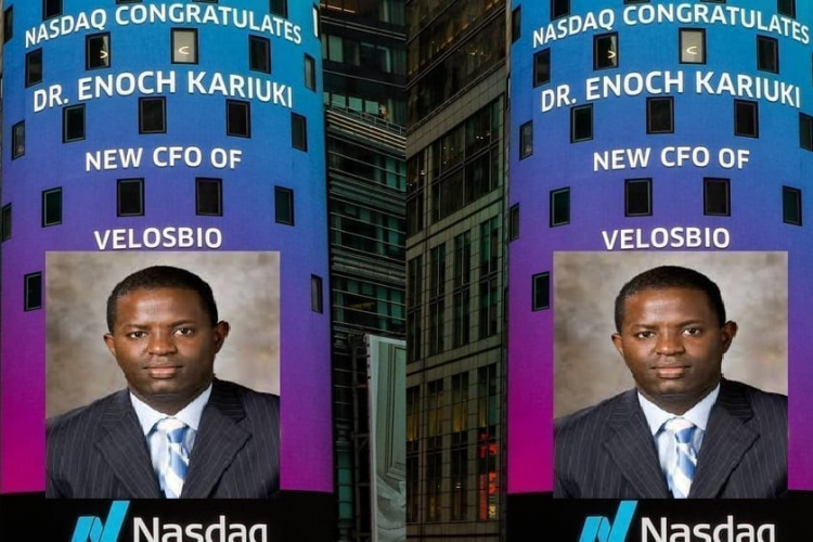 Kenya's Dr. Enoch Kariuki Honored by Nasdaq with NY Times Square Billboard 