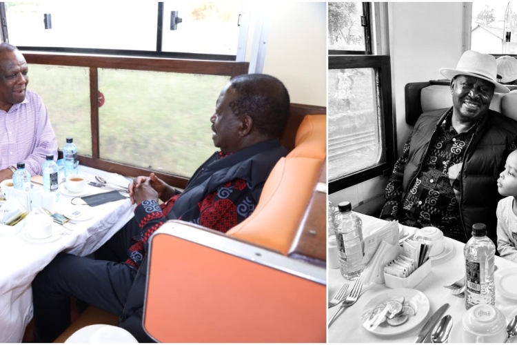 Raila Takes a Ride on Newly Launched Kisumu Safari Train