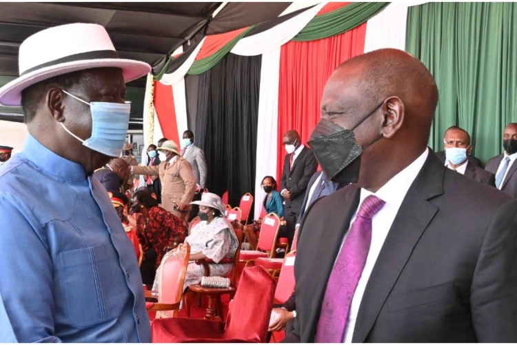 New Opinion Poll Places Raila Ahead of Ruto in the 2022 Presidential Race 