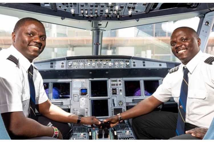 Meet Alex and Alan, Kenyan Identical Twins Working as Pilots for the Same US Airline