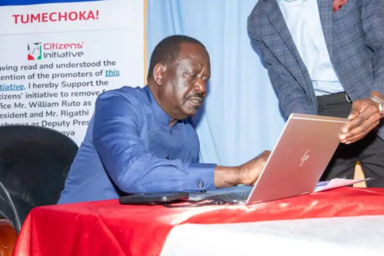 Azimio Diaspora Joins Signature Collection Drive to Oust Ruto