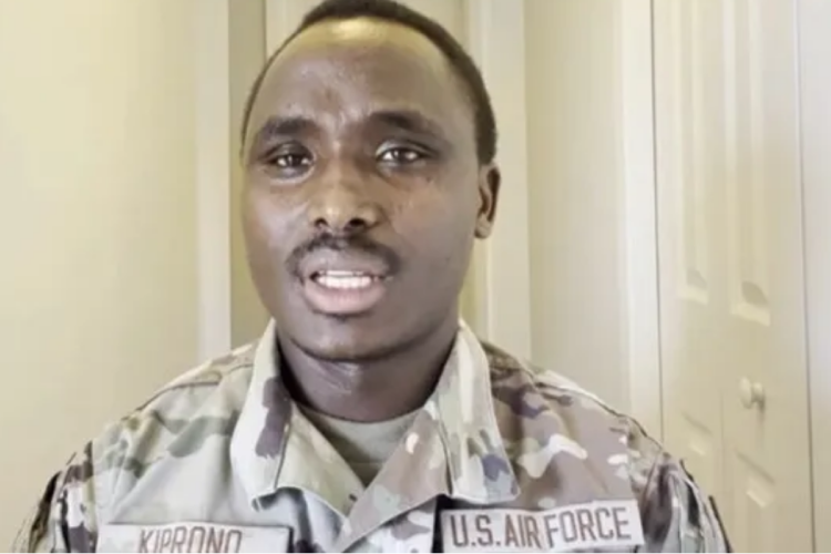Benard Kiprono: From Selling Mitumba to Winning a Green Card, to Joining the US Air Force